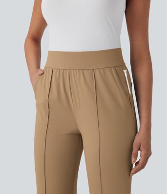 Pantalones de golf de cintura alta con bolsillos - Secado rápido - UPF40+