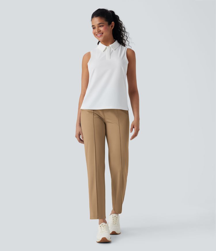 Pantalones de golf de cintura alta con bolsillos - Secado rápido - UPF40+