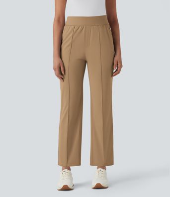 Pantalones de golf de cintura alta con bolsillos - Secado rápido - UPF40+