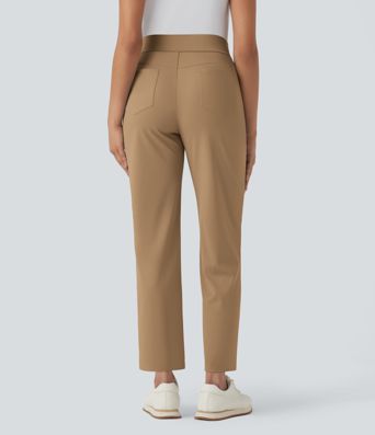 Pantalones de golf de cintura alta con bolsillos - Secado rápido - UPF40+