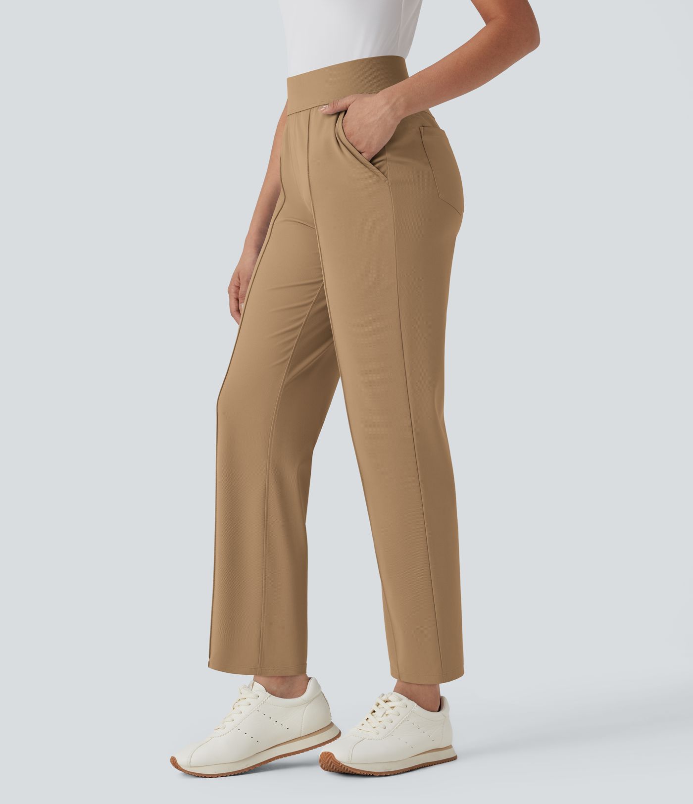 Pantalones de golf de cintura alta con bolsillos - Secado rápido - UPF40+