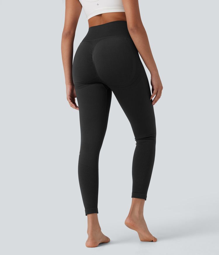 Seamless Flow High Waisted Tummy Control Butt Lifting Yoga Leggings