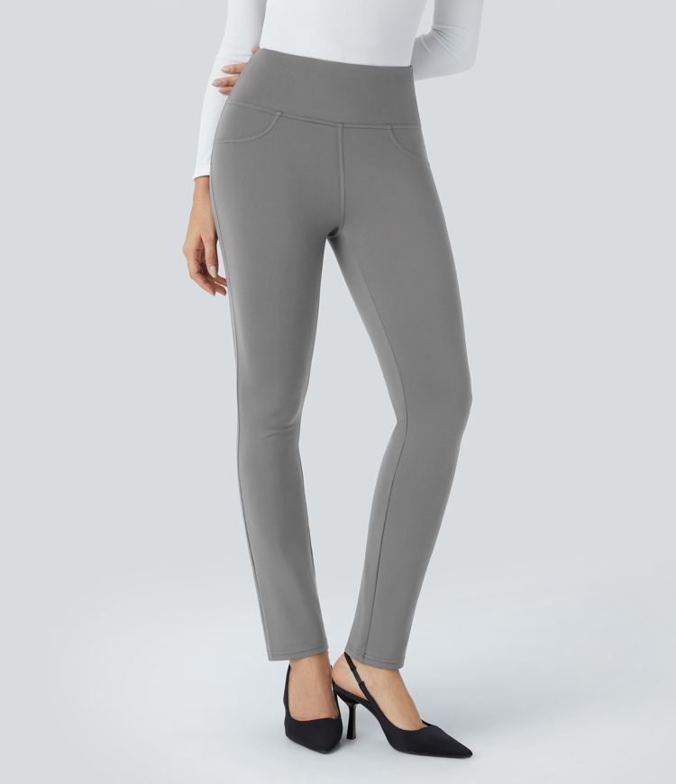 Pantalon de travail fuselé taille haute Halara Flex™ DayStretch avec poches