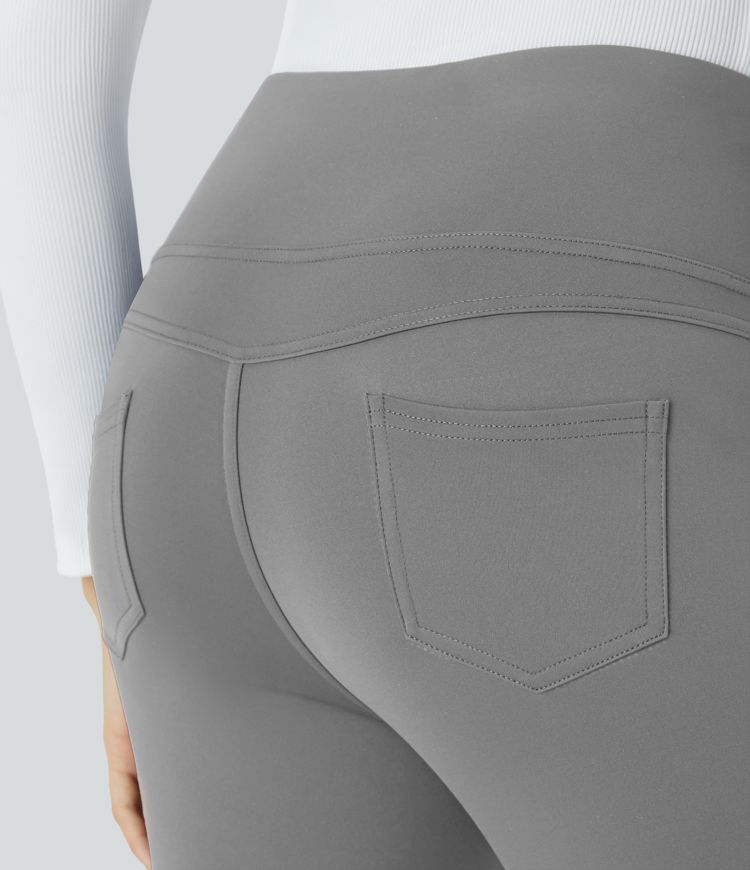 Pantalon de travail fuselé taille haute Halara Flex™ DayStretch avec poches