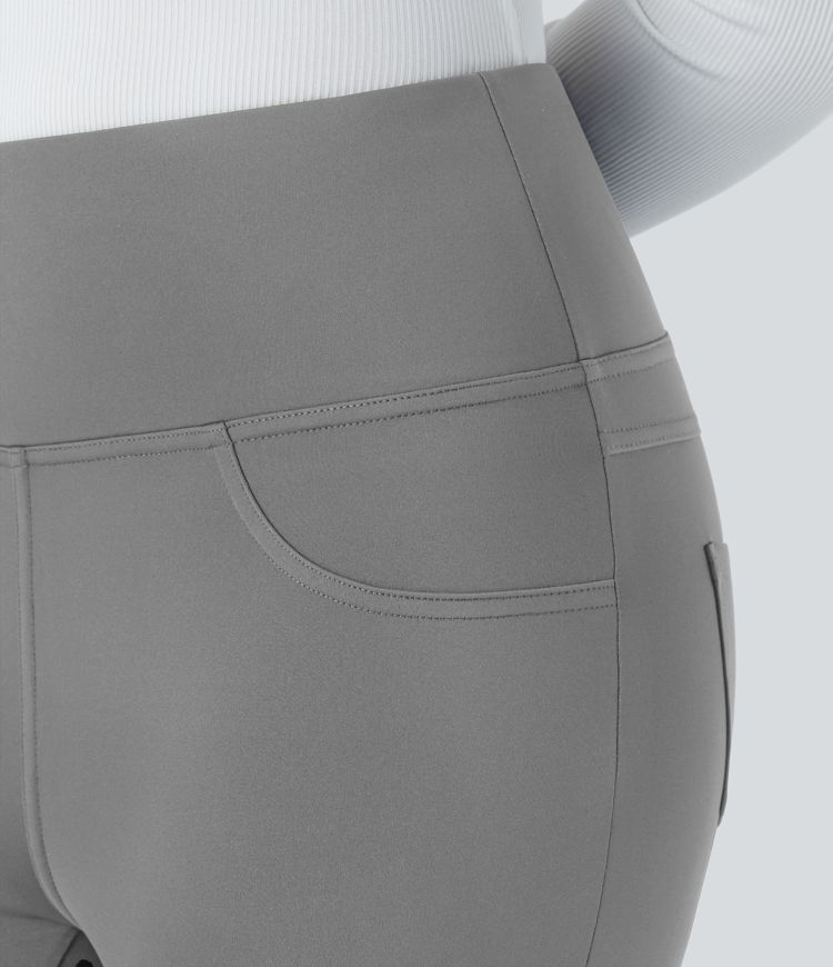 Pantalon de travail fuselé taille haute Halara Flex™ DayStretch avec poches