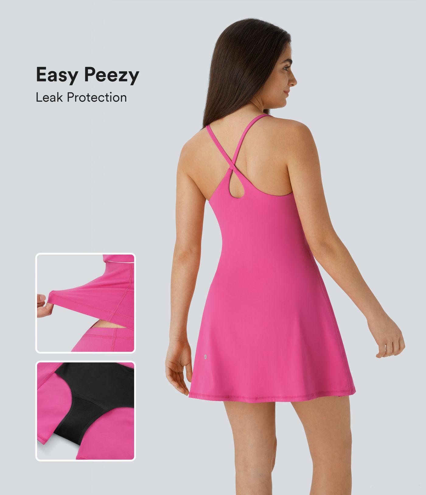 SoftlyZero™ Plyšový Aktivní Šaty-Snadné Plus Edice s Ochranou Proti Úniku