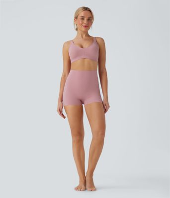 High Stretch High Waisted Lounge Smooth Boy Shorts