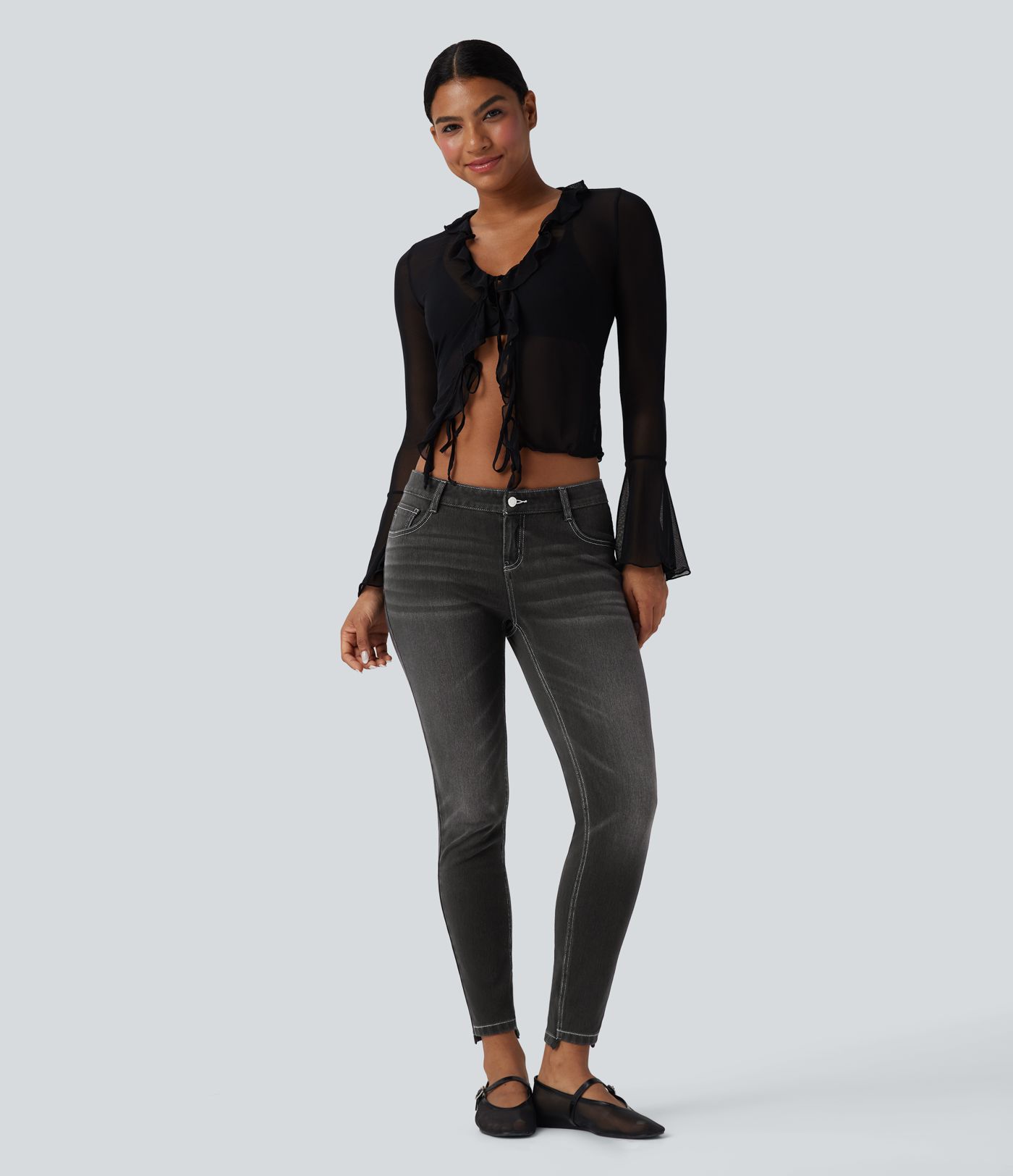 Halara Flex™ Low Rise Casual Skinny Jeans with Pockets