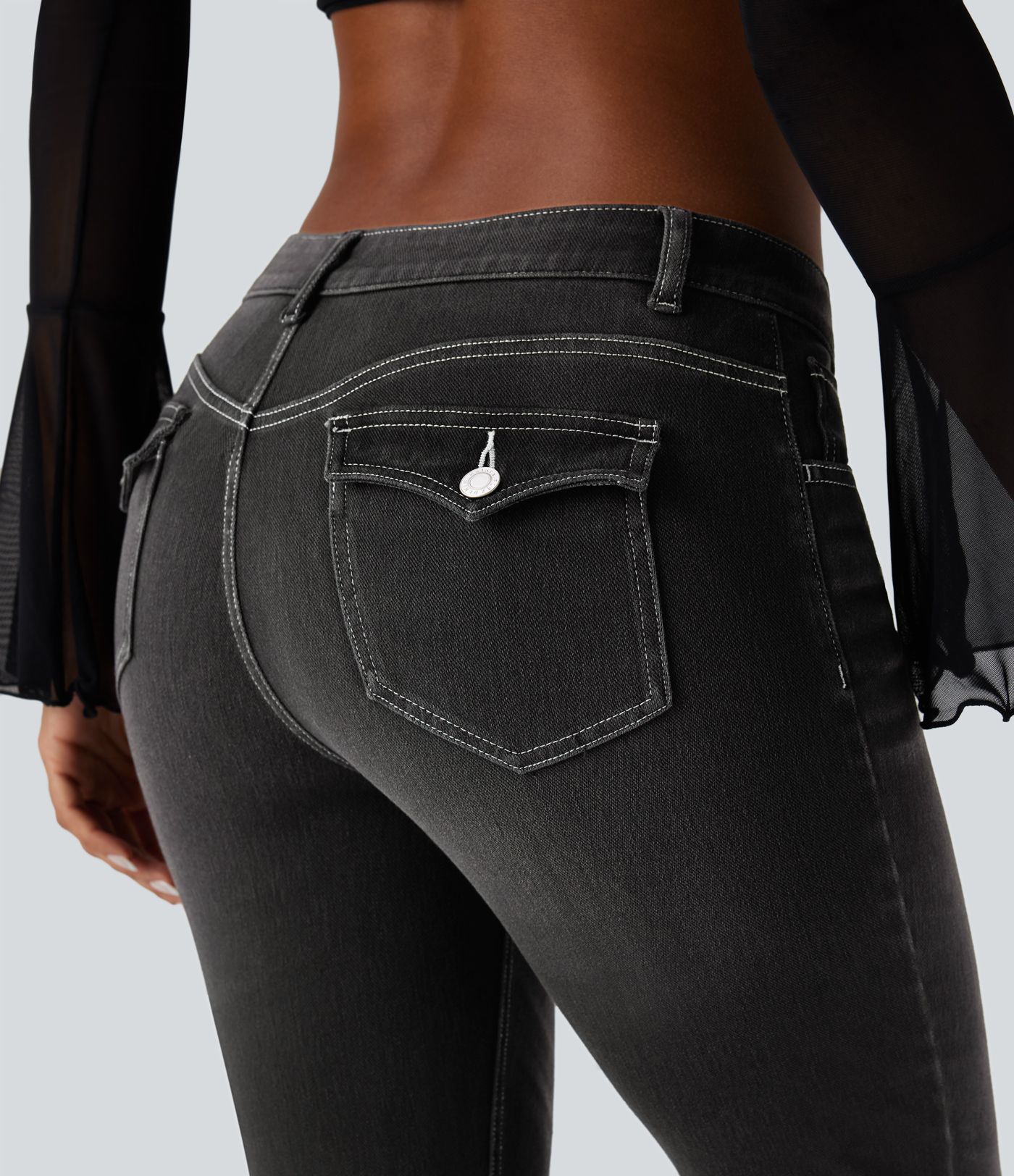 Halara Flex™ Low Rise Casual Skinny Jeans with Pockets