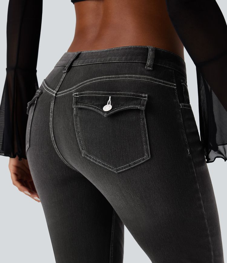 Halara Flex™ Low Rise Casual Skinny Jeans with Pockets