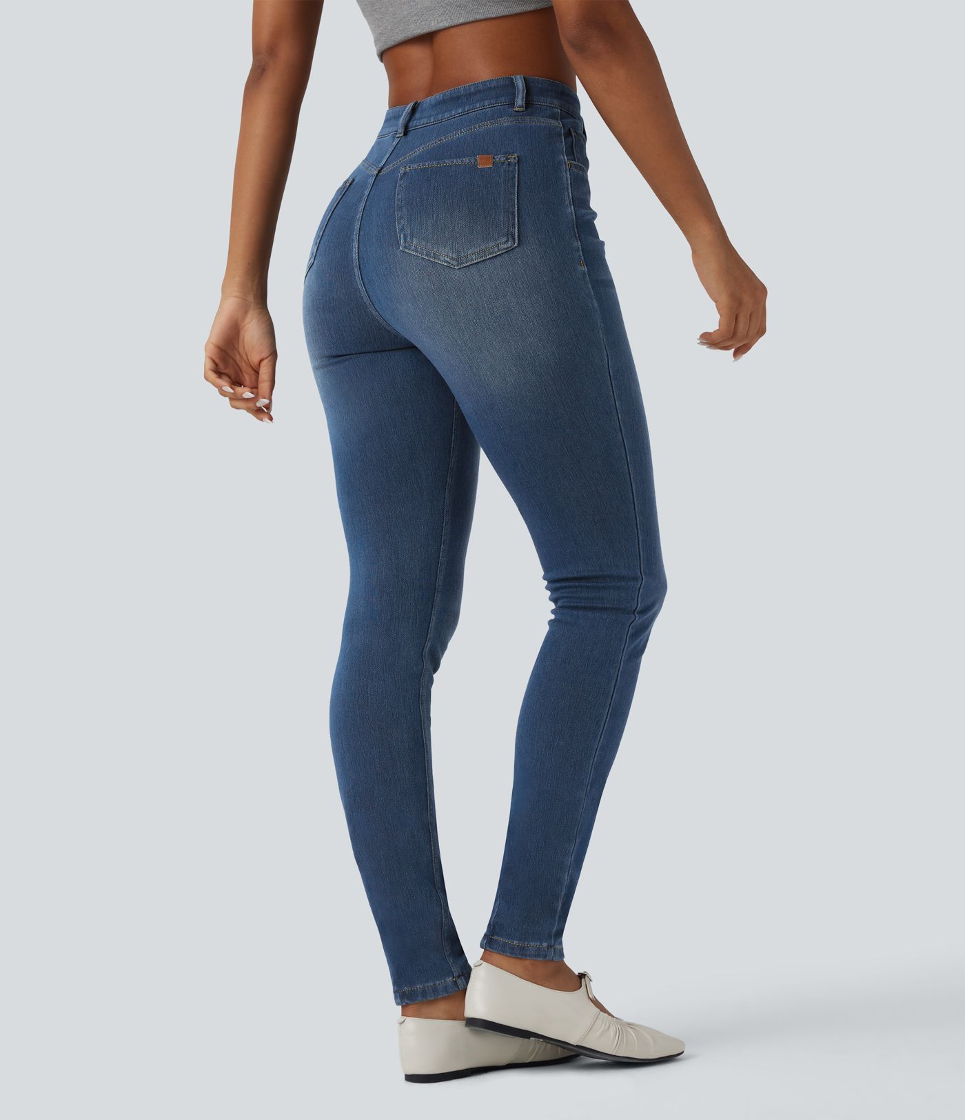 Halara Flex™ High Waisted Casual Skinny Jeans with Pockets