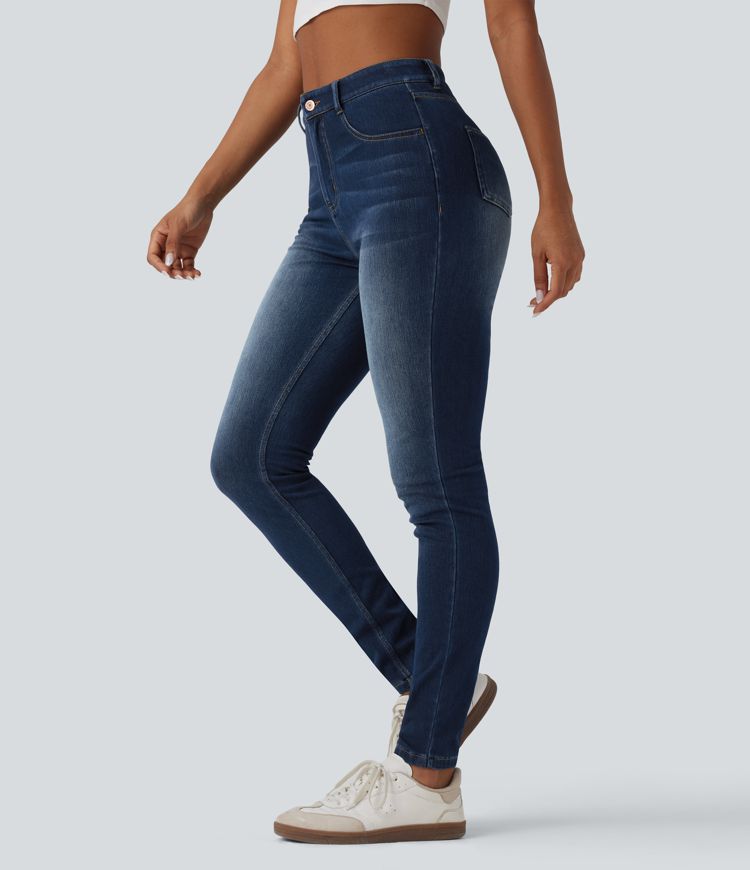 Halara Flex™ High Waisted Casual Skinny Jeans with Pockets
