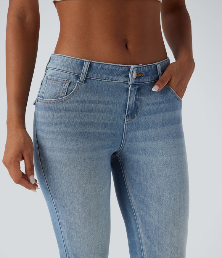 Halara Flex™ Low Rise Casual Skinny Jeans with Pockets