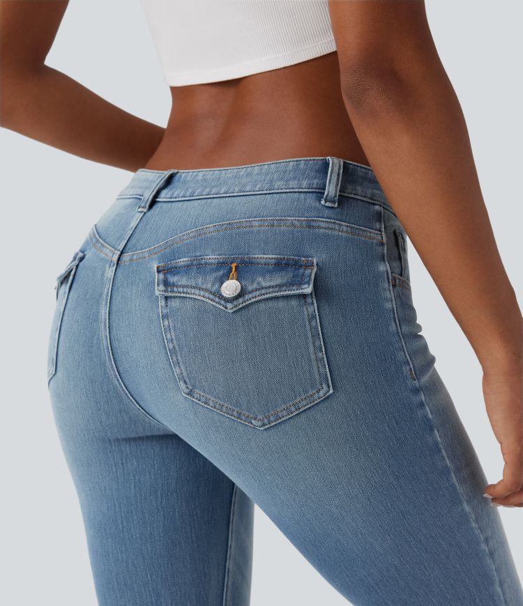 Halara Flex™ Low Rise Casual Skinny Jeans with Pockets