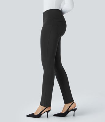 Pantalon de travail fuselé taille haute Halara Flex™ DayStretch avec poches