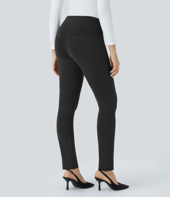 Pantalon de travail fuselé taille haute Halara Flex™ DayStretch avec poches