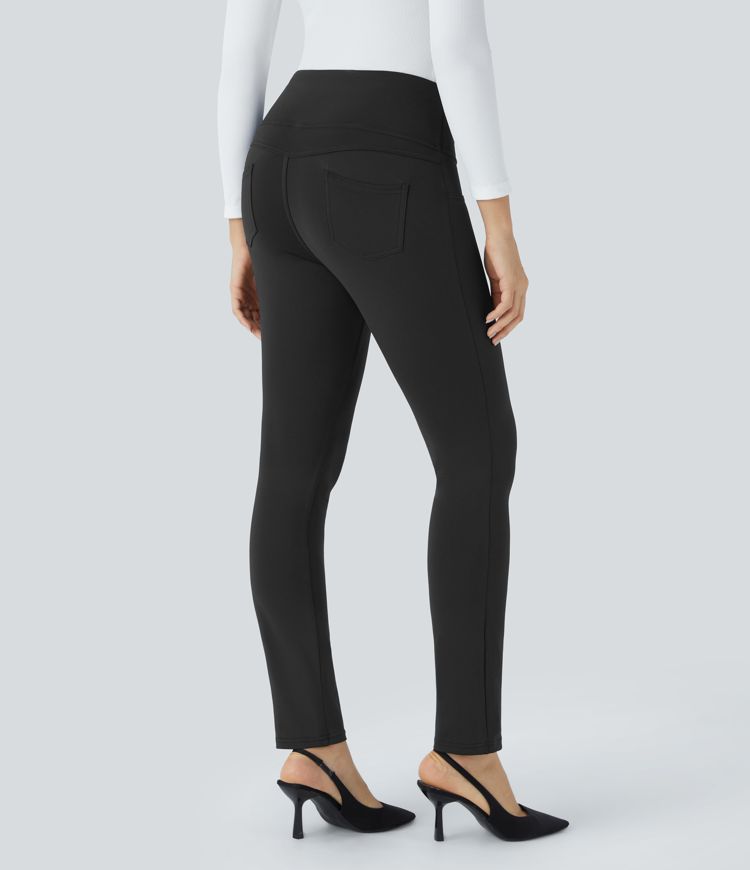 Pantalon de travail fuselé taille haute Halara Flex™ DayStretch avec poches