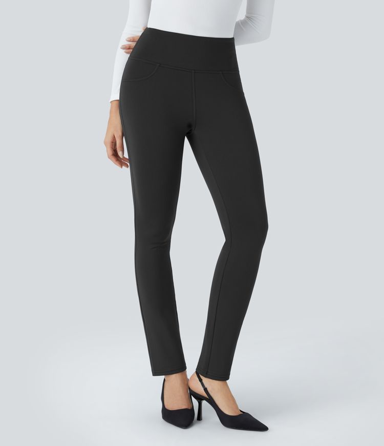 Pantalon de travail fuselé taille haute Halara Flex™ DayStretch avec poches