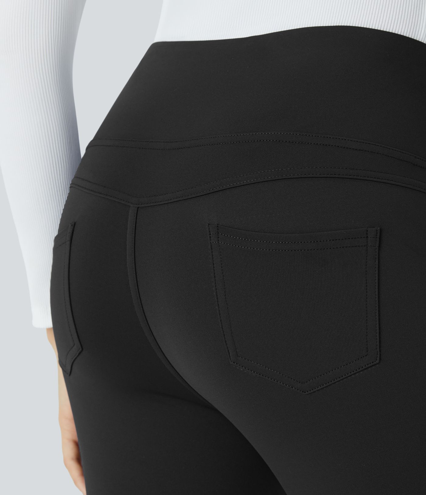 Pantalon de travail fuselé taille haute Halara Flex™ DayStretch avec poches