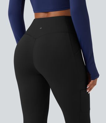 SoftlyZero™ Plush High Waisted Drawstring Hiking Joggers with Pockets