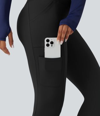 SoftlyZero™ Plush High Waisted Drawstring Hiking Joggers with Pockets