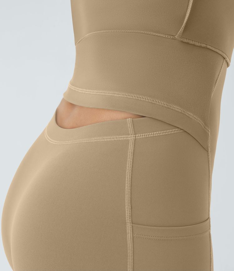 SoftlyZero™ Airy Backless Twisted Flare Low Support Dance Active Dress-Longer Length-Easy Peezy Edition A-C Cups