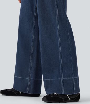 Jean baggy Halara Flex™ taille haute avec poches