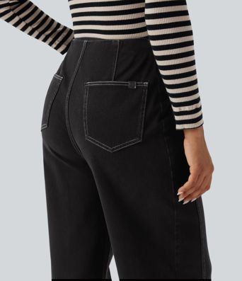 Halara Flex™ High Waisted Casual Baggy Jeans with Pockets