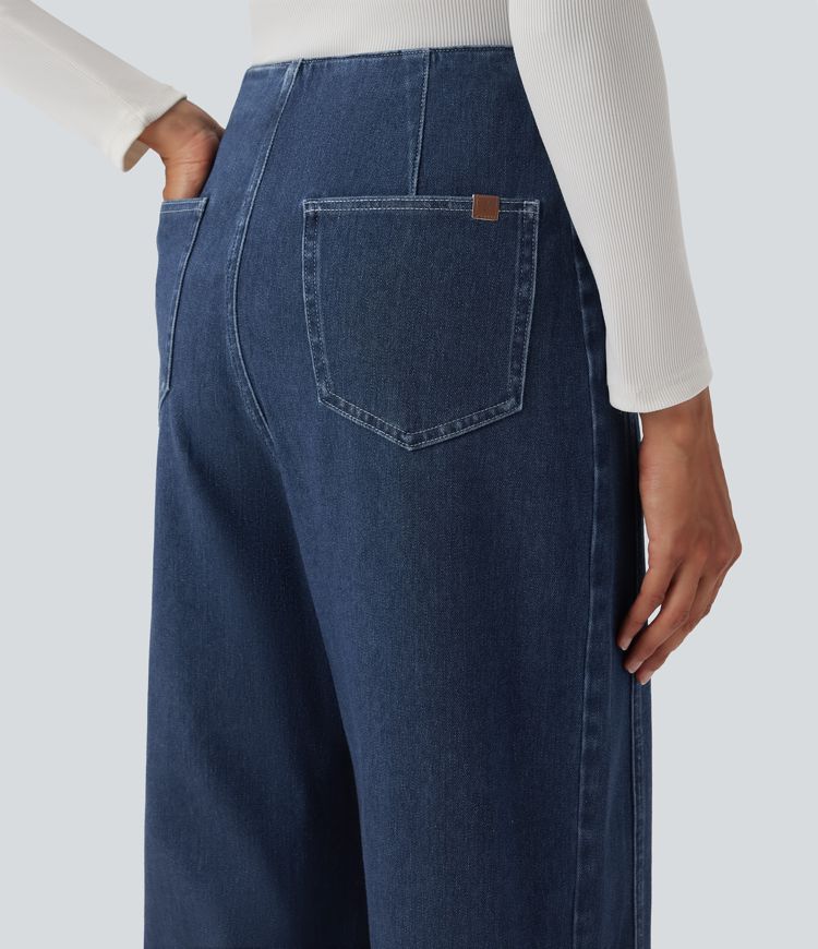 Jean baggy Halara Flex™ taille haute avec poches