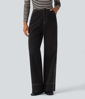 Halara Flex™ High Waisted Casual Baggy Jeans with Pockets