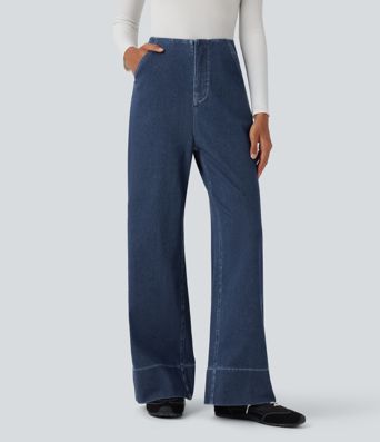 Jean baggy Halara Flex™ taille haute avec poches