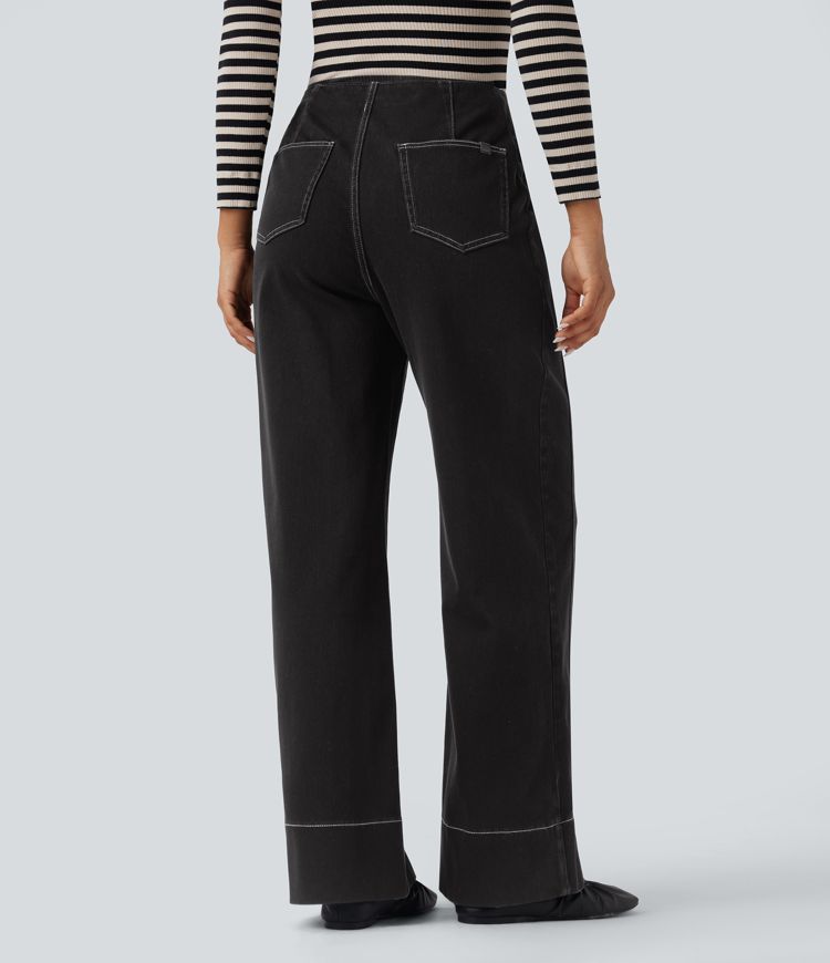 Halara Flex™ High Waisted Casual Baggy Jeans with Pockets