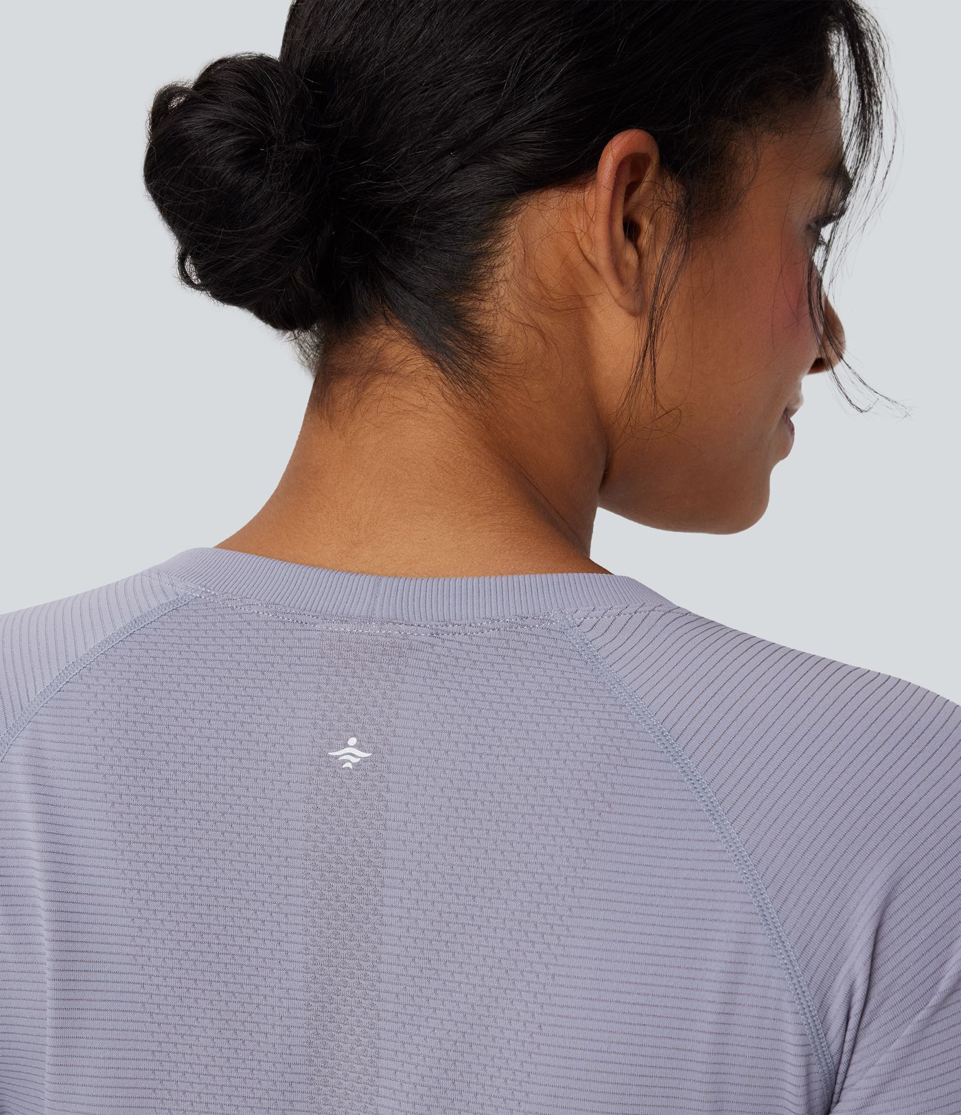 OneForm Seamless Flow Round Neck Raglan Long Sleeve Workout Sports Top