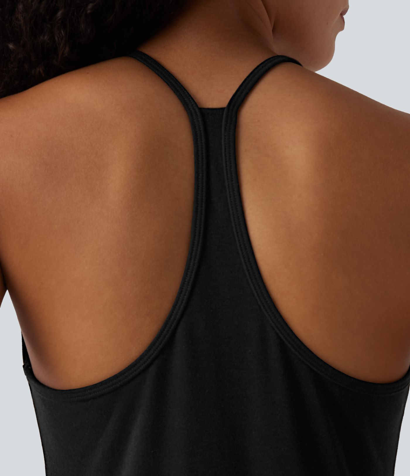 U-Neck Y-back Casual Pima Cotton Tank Top