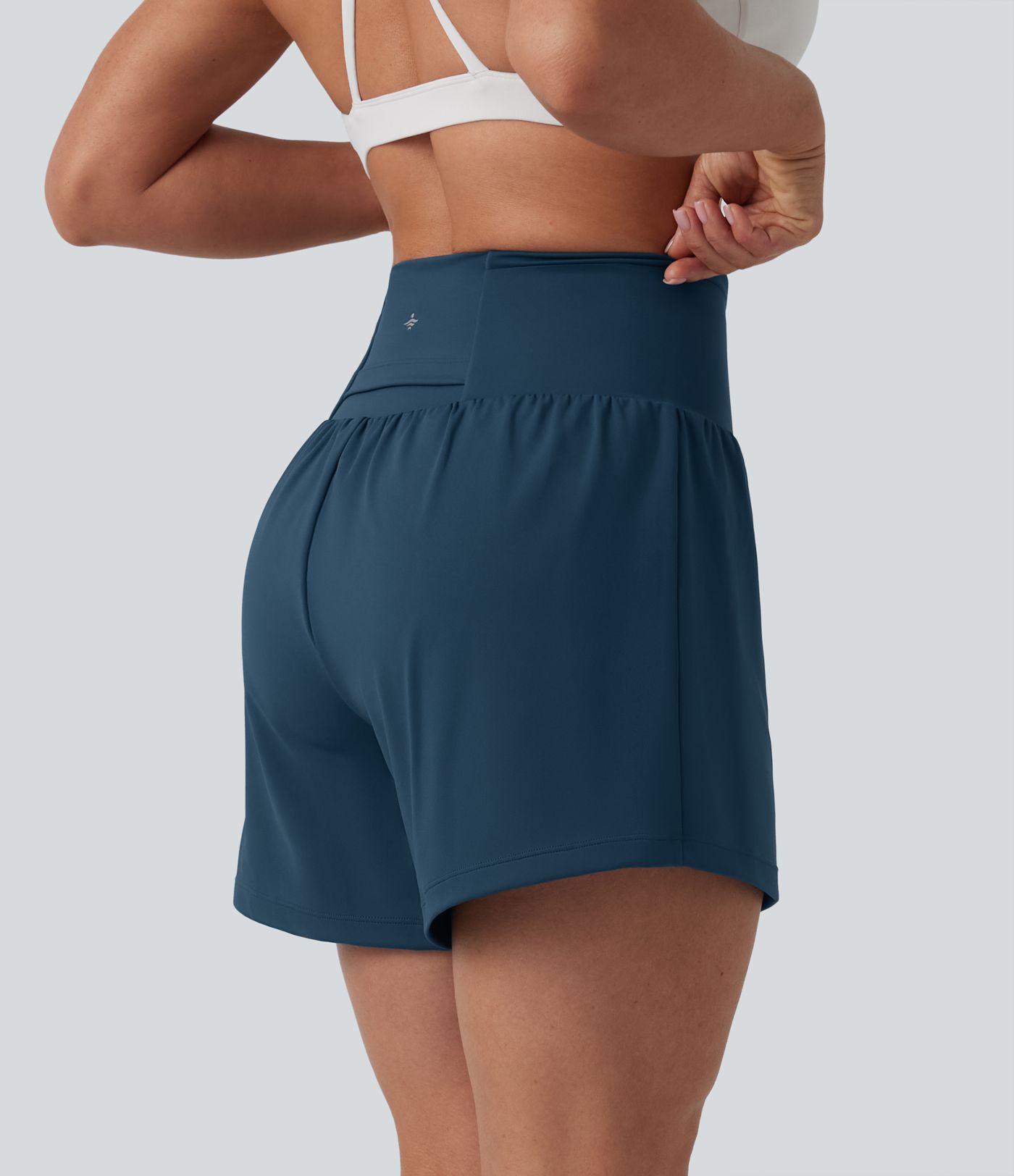 Softlyzero™ Airy High Waisted Tummy Control 2-in-1 Cool Touch Yoga Shorts 5'' with Pockets