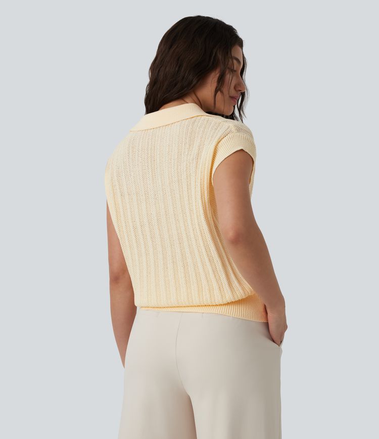 Pull polo de travail à manchesons