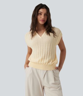 Pull polo de travail à manchesons