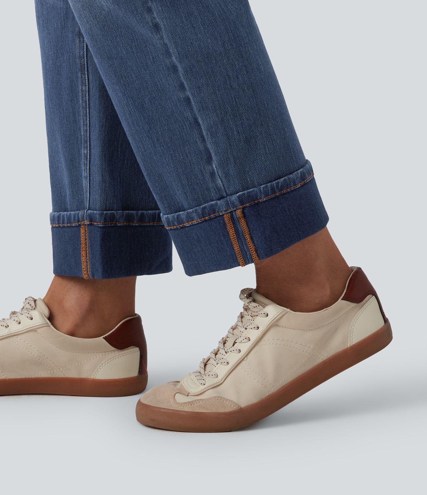 Halara Flex™ High Waisted Straight Leg Casual Jeans with Pockets