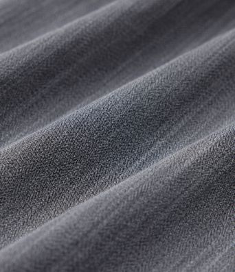 Pantalon baggy casual plissé asymétrique taille mi-haute, aspect lin, avec poches