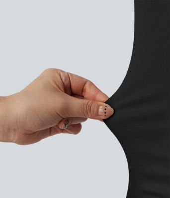 Boat Neck Tie Side Casual Linen-Feel Tank Top