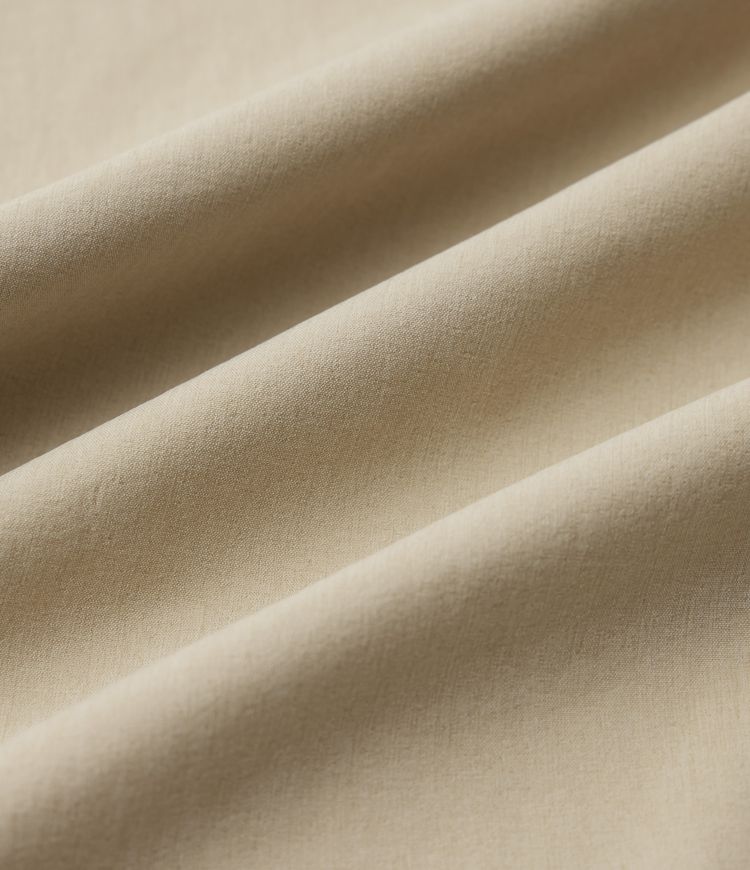 Mid Rise Straight Leg Stretchy Poplin Casual Pants with Pockets