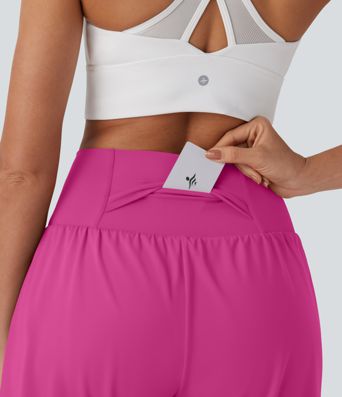 Softlyzero™ Airy Super High Waisted 2-in-1  Yoga Shorts 7" with Pockets