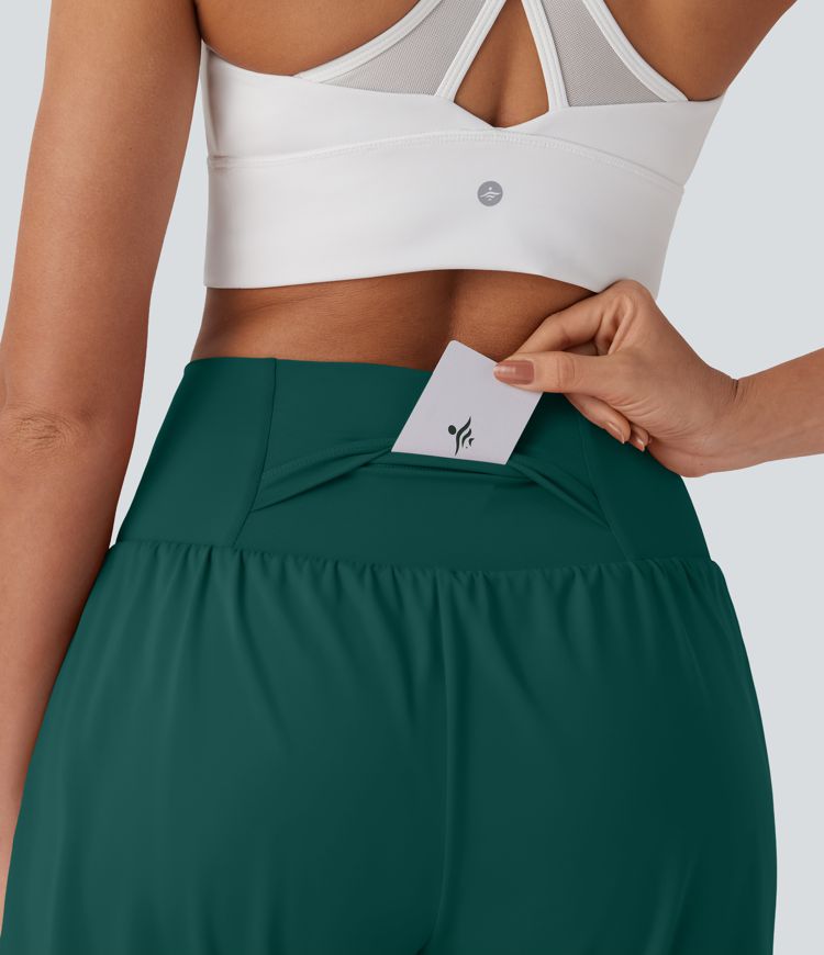 Softlyzero™ Airy Super High Waisted 2-in-1  Yoga Shorts 7" with Pockets