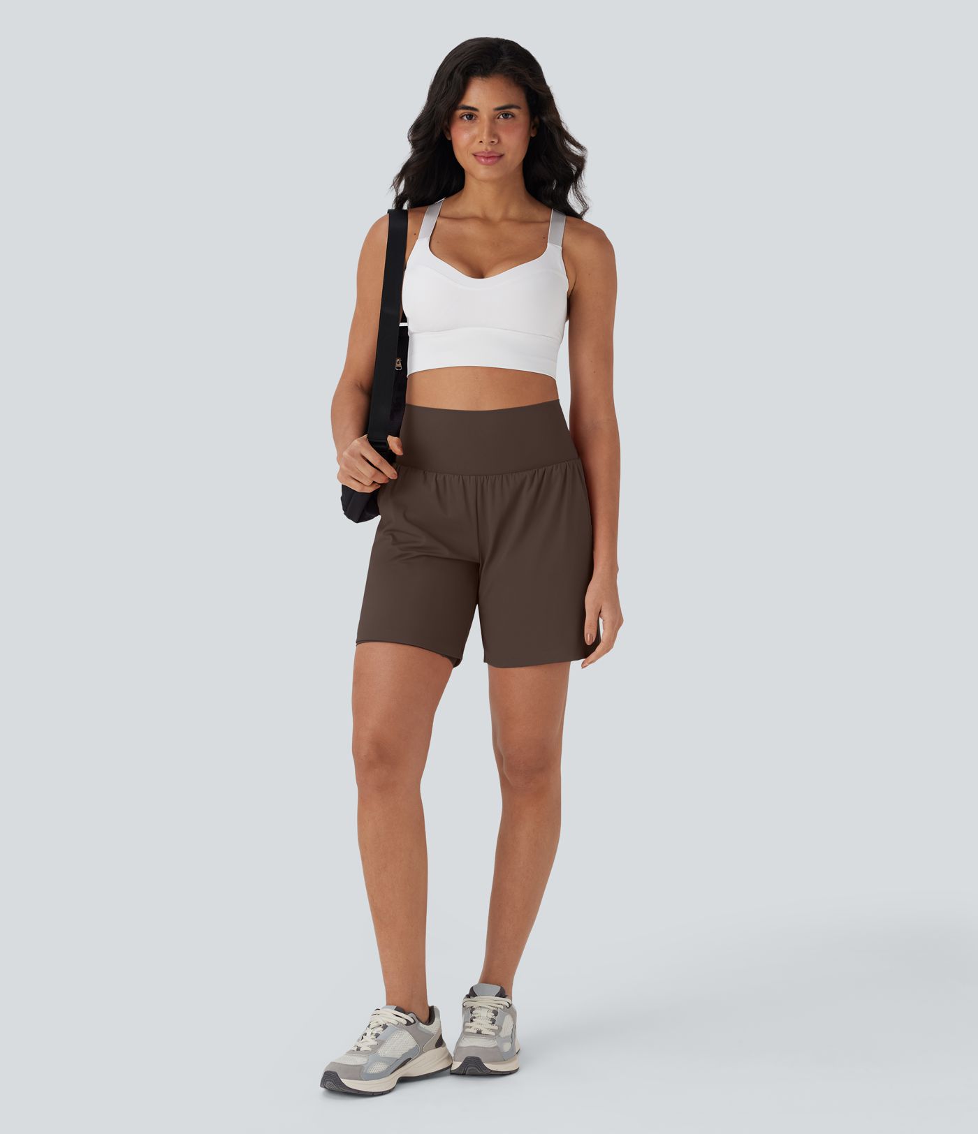 Softlyzero™ Airy Super High Waisted 2-in-1  Yoga Shorts 7" with Pockets
