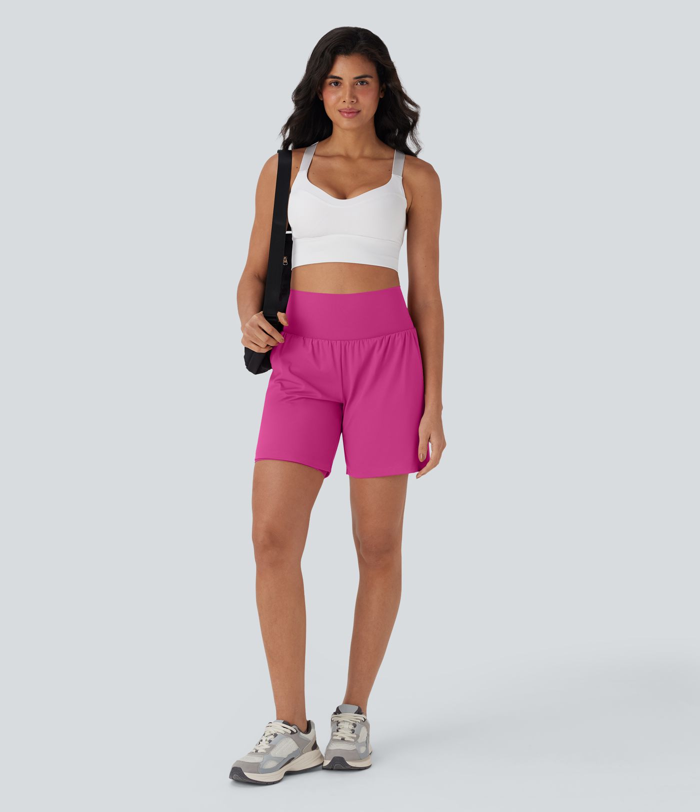 Softlyzero™ Airy Super High Waisted 2-in-1  Yoga Shorts 7" with Pockets