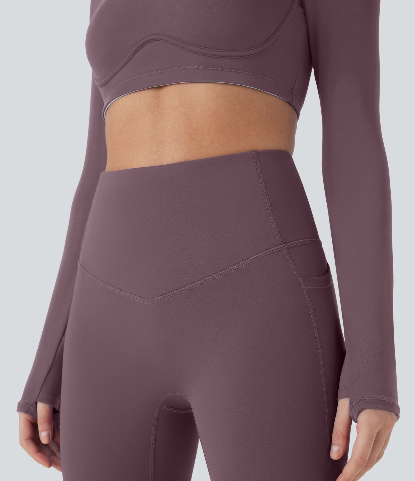 SoftlyZero™ Leggings de Fitness Taille Haute à Contrôle du Ventre avec Poches
