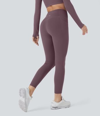 SoftlyZero™ Leggings de Fitness Taille Haute à Contrôle du Ventre avec Poches