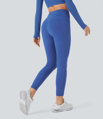 SoftlyZero™ Plush Thermal High Waisted Tummy Control Pocket Workout Leggings