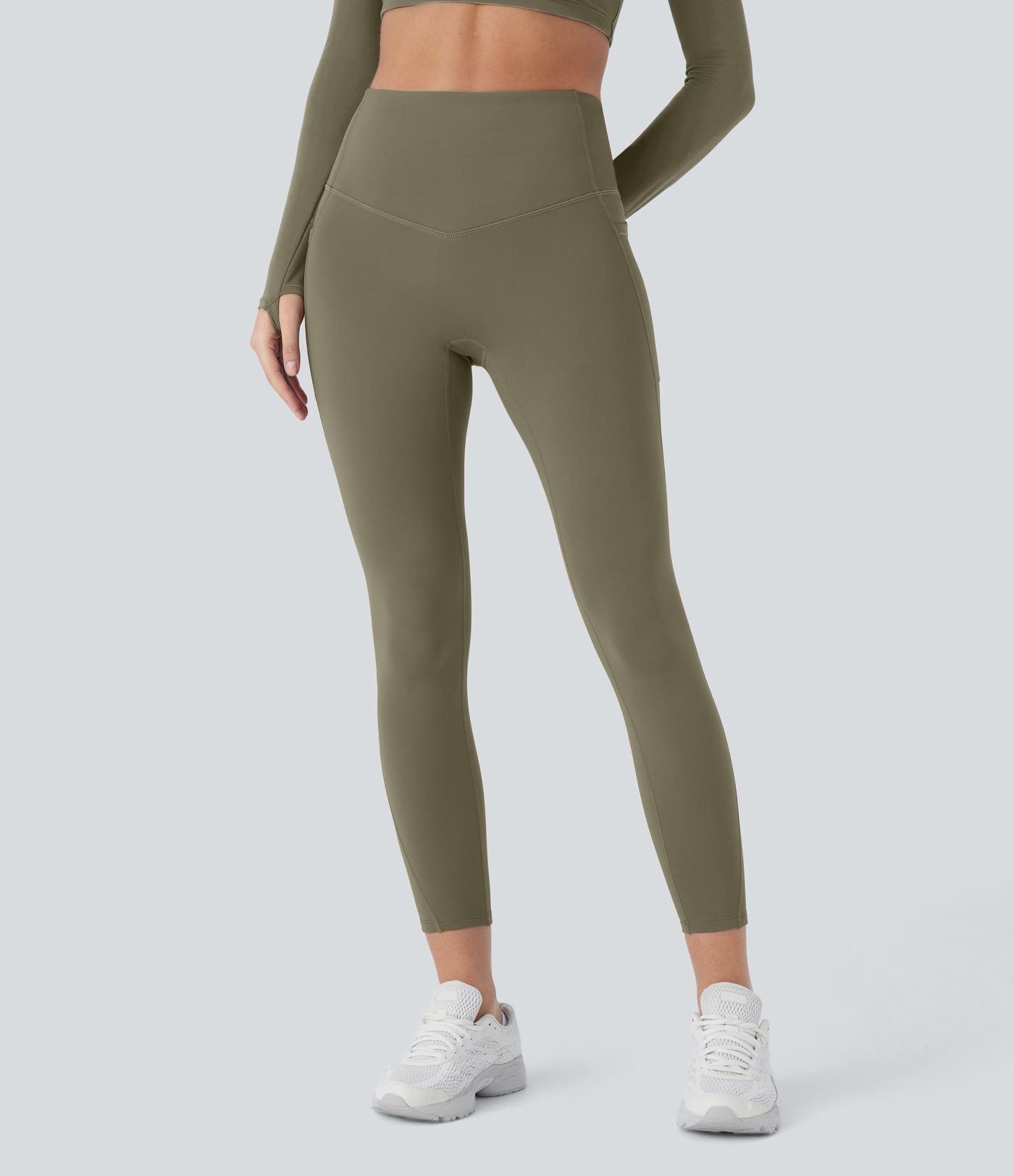 SoftlyZero™ Plush Thermal High Waisted Tummy Control Pocket Women Gym Leggings