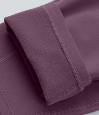 SoftlyZero™ Plush Thermal High Waisted Tummy Control Pocket Workout Leggings